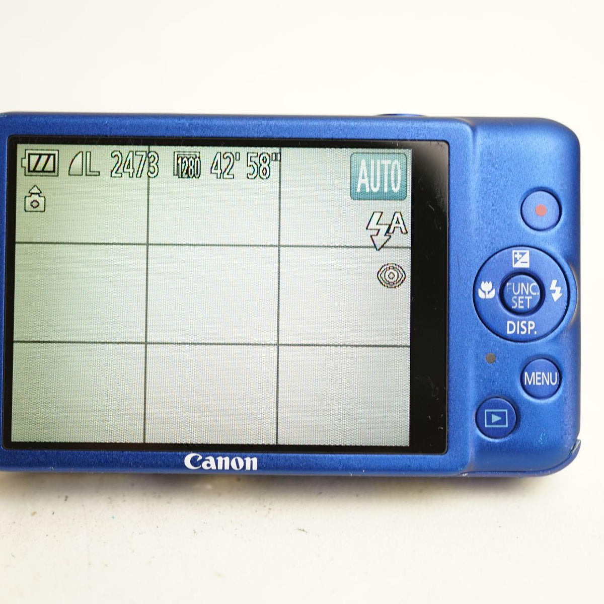 Canon PowerShot ELPH 100 HS Digital Camera | 12.1MP | Tested & Working | Blue