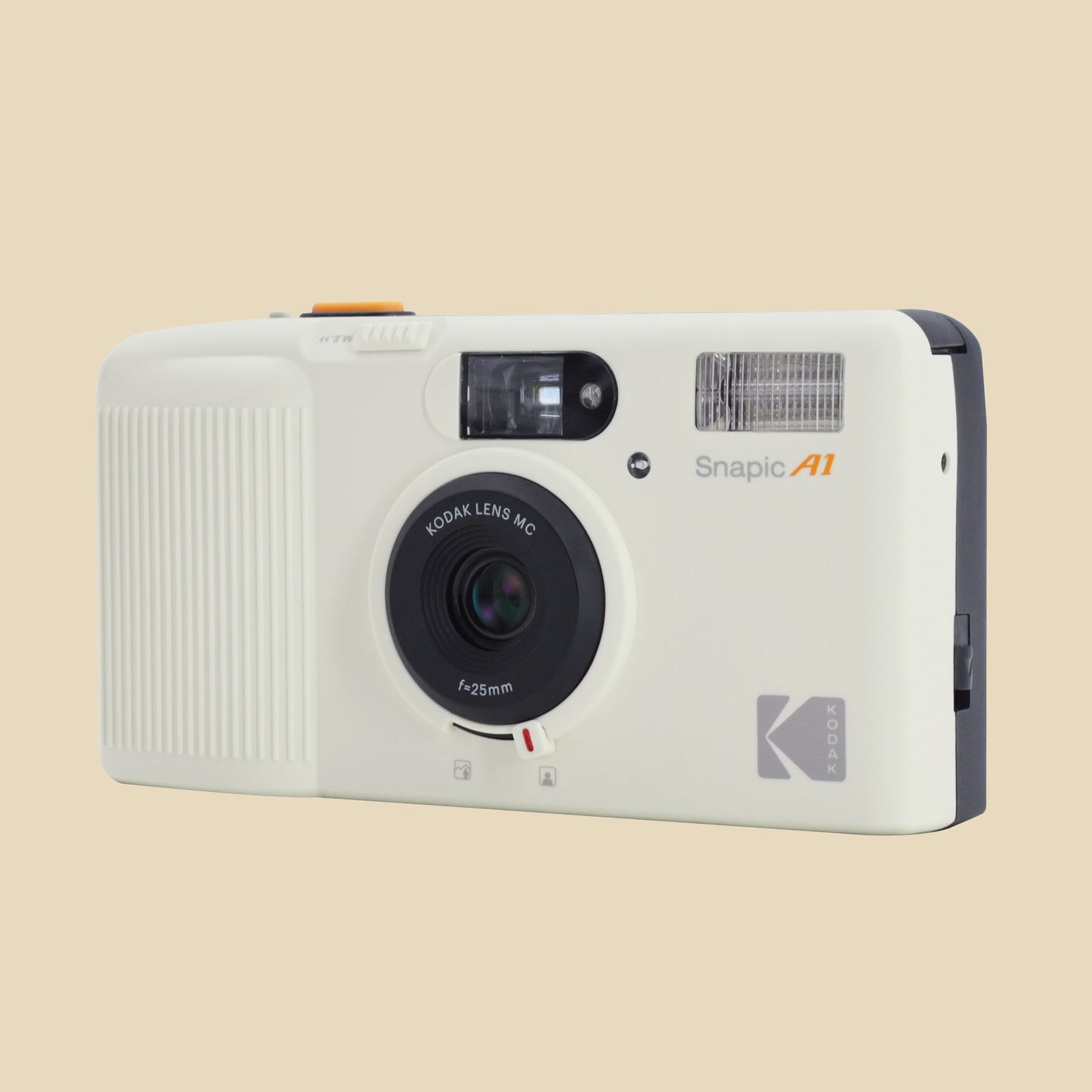 Kodak Snapic A1 Film Camera | 35mm Point & Shoot | Tested & Working | Ivory White