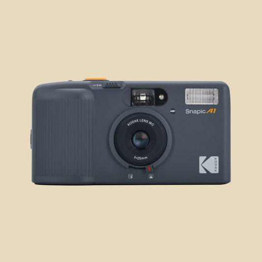 Kodak Snapic A1 Film Camera | 35mm Point & Shoot | Tested & Working | Rhino Grey