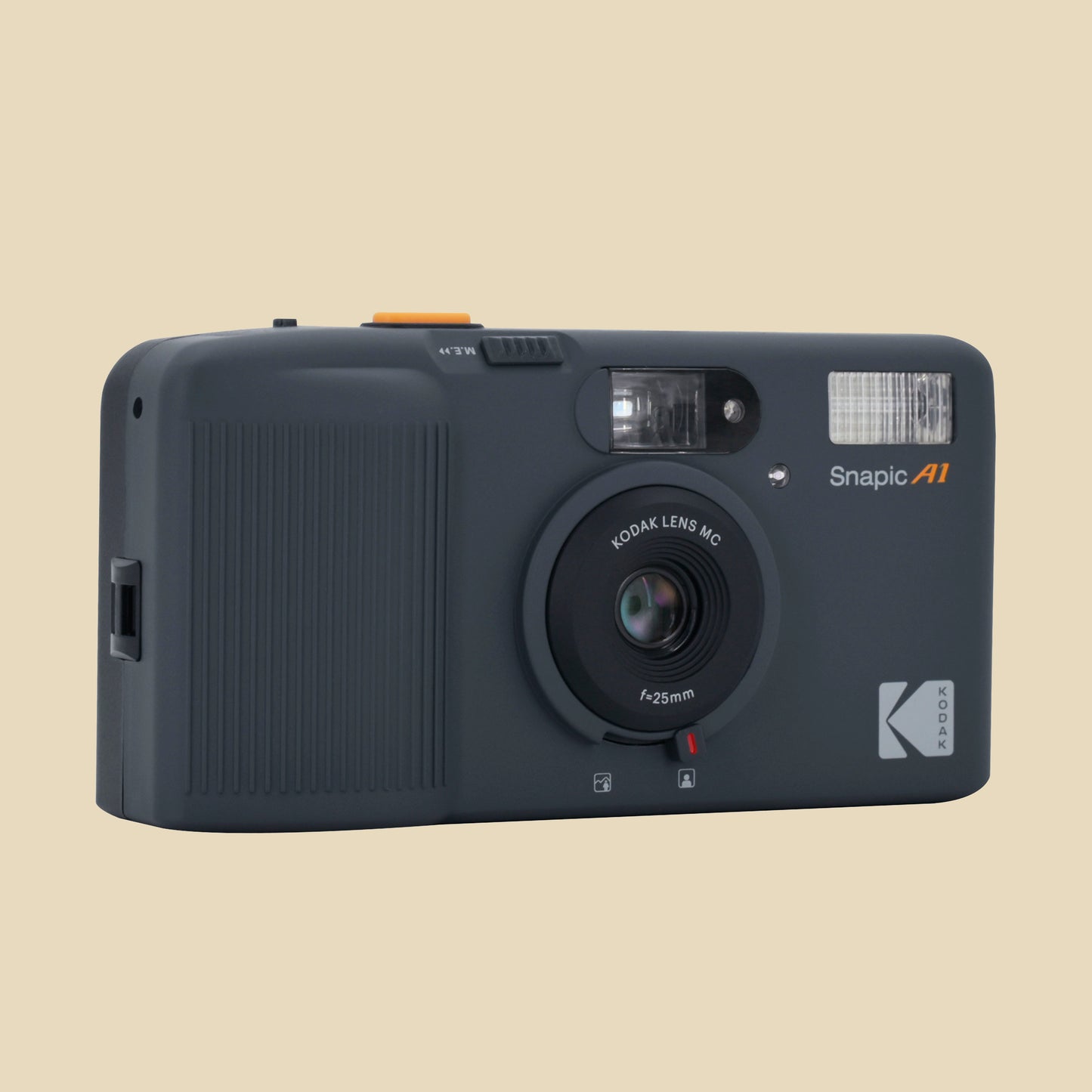 Kodak Snapic A1 Film Camera | 35mm Point & Shoot | Tested & Working | Rhino Grey