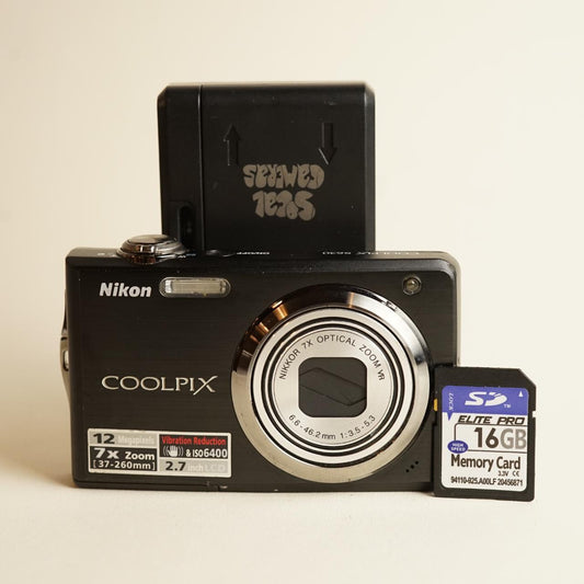 Nikon Coolpix S630 Digital Camera | 12MP | Tested & Working | Black