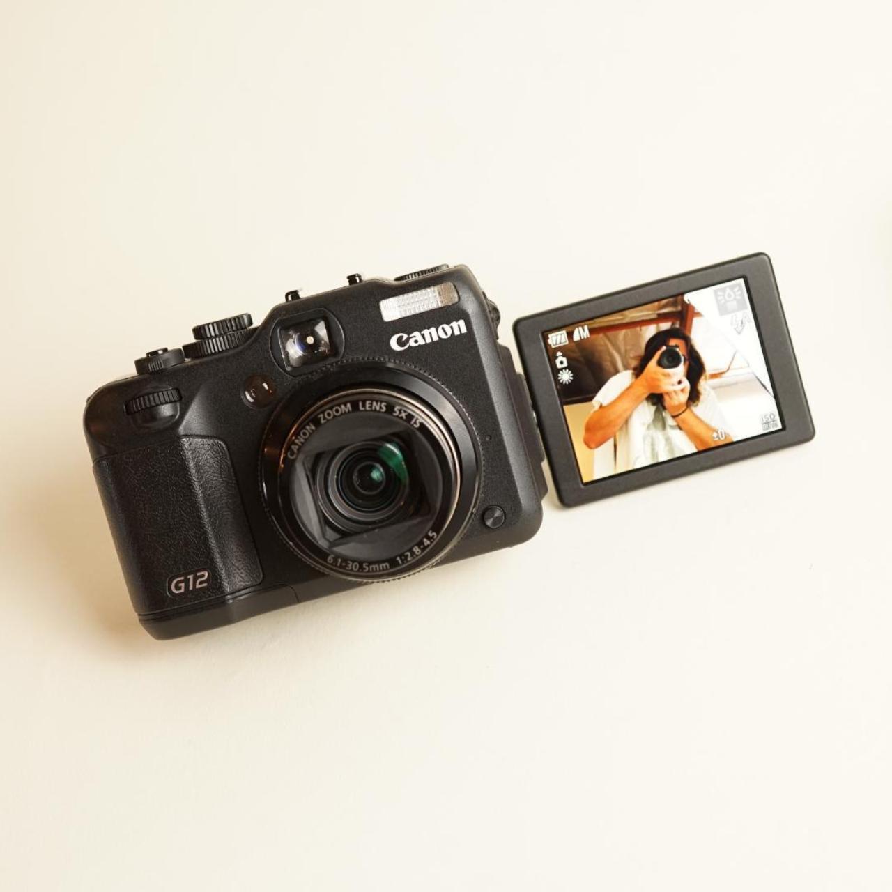 Canon PowerShot G12 Digital Camera | 10MP | Tested & Working | Black