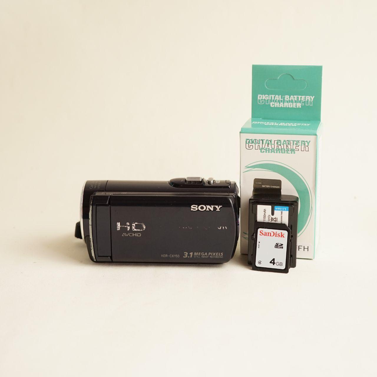 Sony Handycam HDR-CX150 Camcorder | Tested & Working | Silver