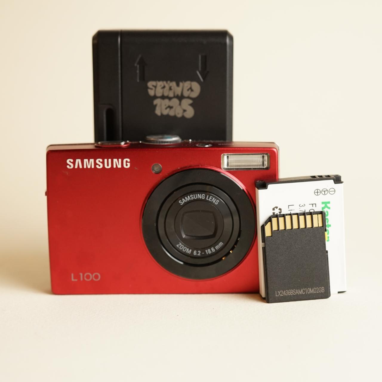 Samsung L100 Digital Camera | 8.2MP | Tested & Working | Red