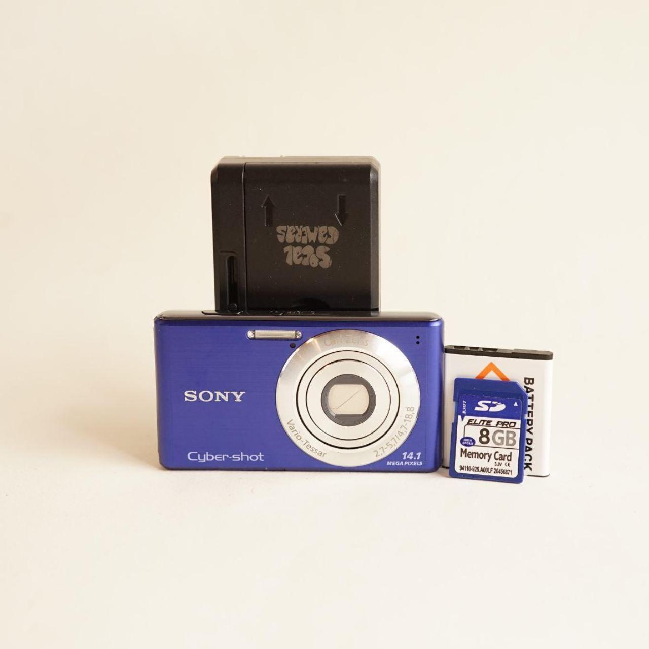 Sony Cyber-shot DSC-W530 Digital Camera | 14.1MP | Tested & Working | Blue