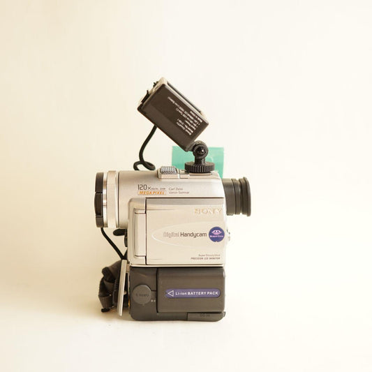 Sony Handycam DCR-PC100 Camcorder with Tapeless Setup | Tested & Working | Silver