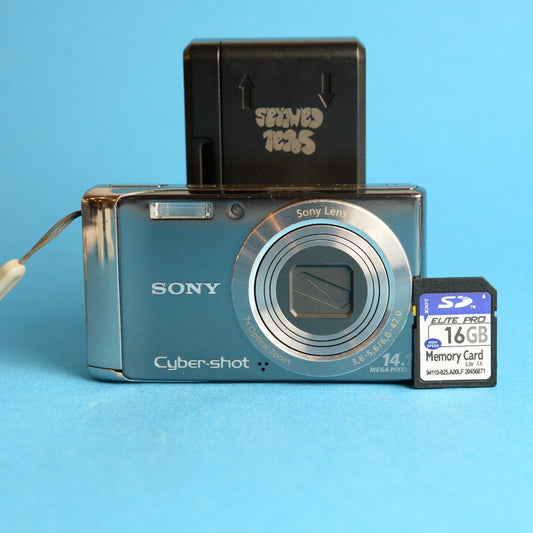 Sony Cyber-shot DSC-W370 Digital Camera | 14MP | Read Description | Silver