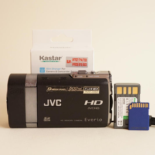 JVC Everio GZ-X900AH Digital Camcorder | 10.3MP | Tested & Working | Black