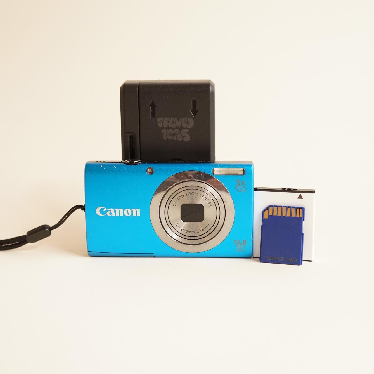 Canon PowerShot A2300 HD Digital Camera | 16MP | Tested & Working | Blue