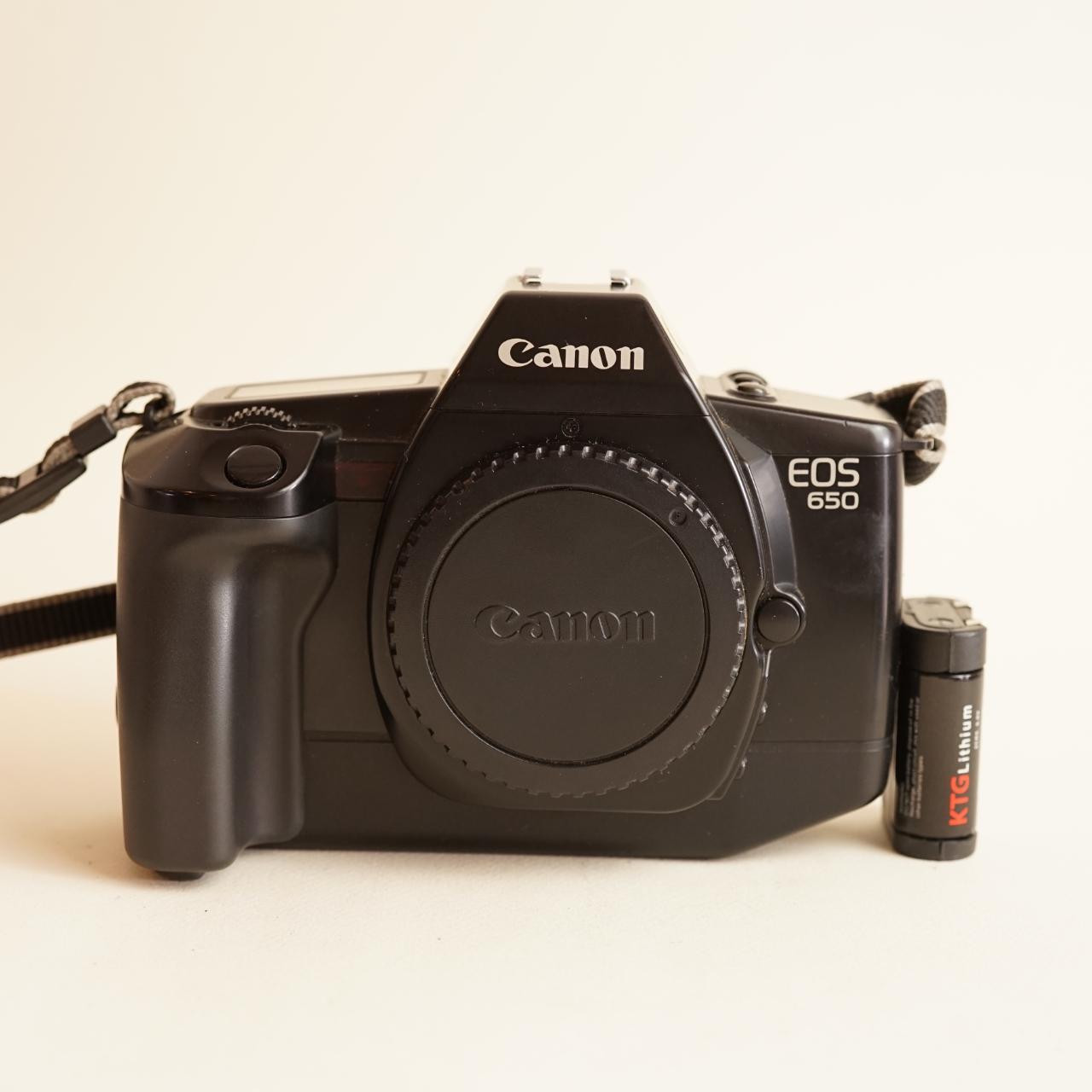 Canon EOS 650 Film Camera | 35mm SLR Body | Tested & Working | Black