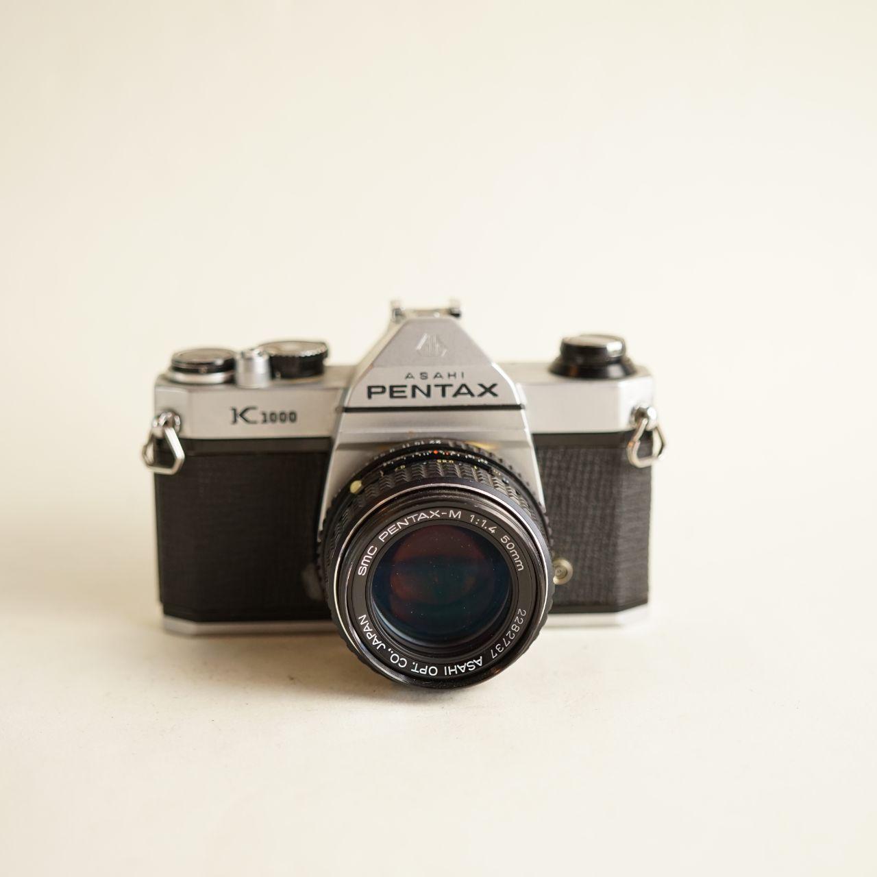 Pentax K1000 | FULLY CLA'd | 35mm SLR Film Camera | Tested & Working | Black