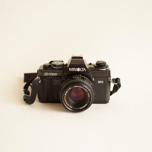 Minolta X-700  35mm SLR Film Camera | Tested & Working | Black