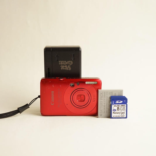 Canon PowerShot SD780 IS Digital Camera | 12.1MP | Tested & Working | Red