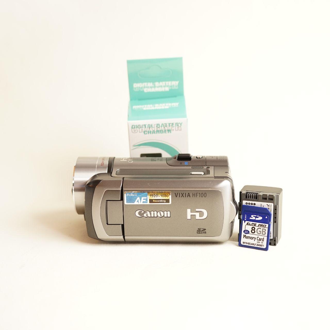 Canon Vixia HF100 Camcorder | HD Video | Tested & Working | Black