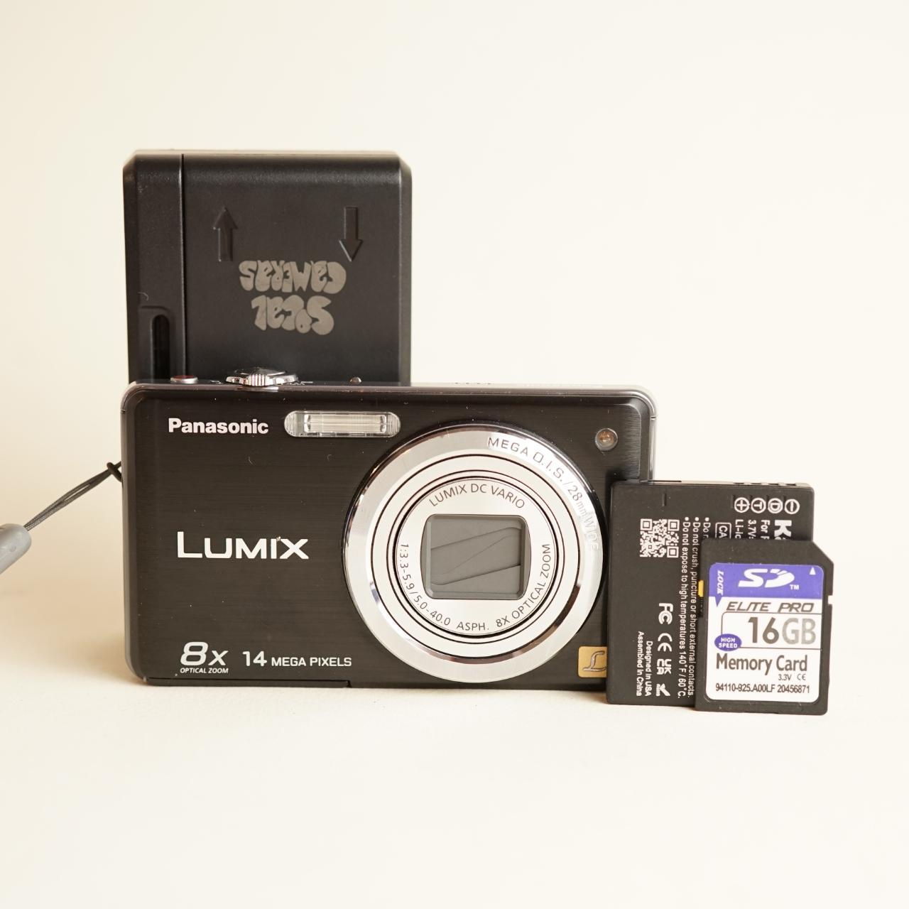 Panasonic Lumix DMC-FH20 Digital Camera | 14MP | Tested & Working | Black