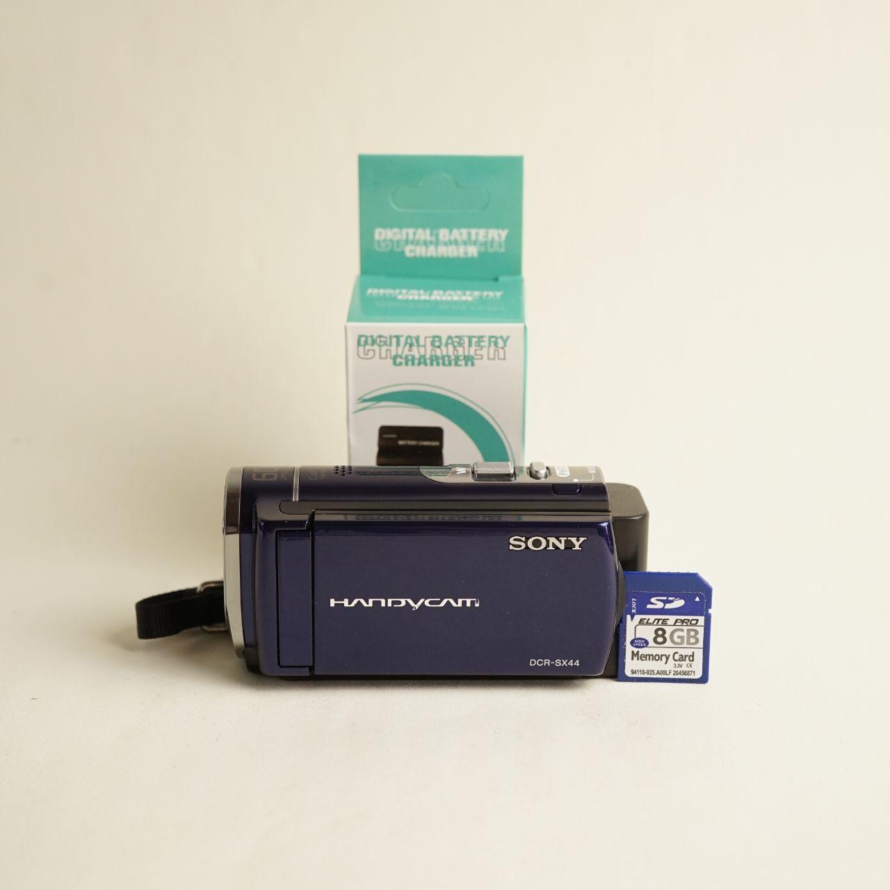Sony Handycam DCR-SX44 Digital Camcorder | Tested & Working | Blue