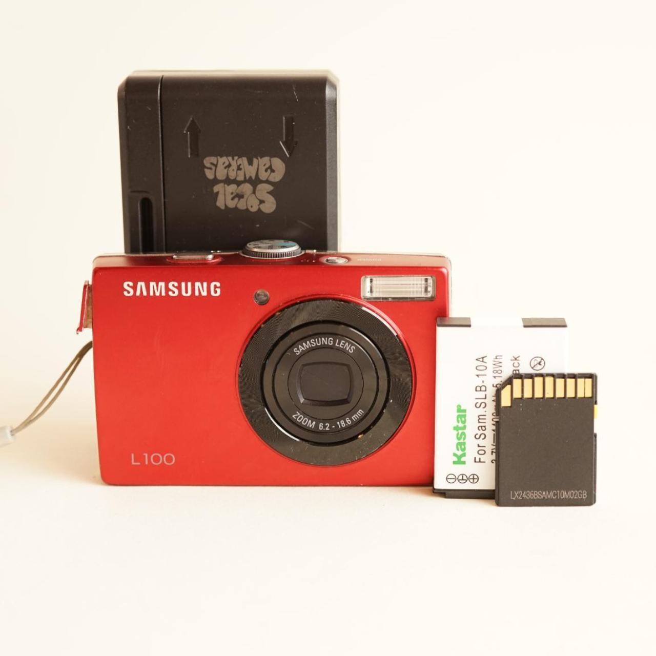 Samsung L100 Digital Camera | 8MP | Tested & Working | Red