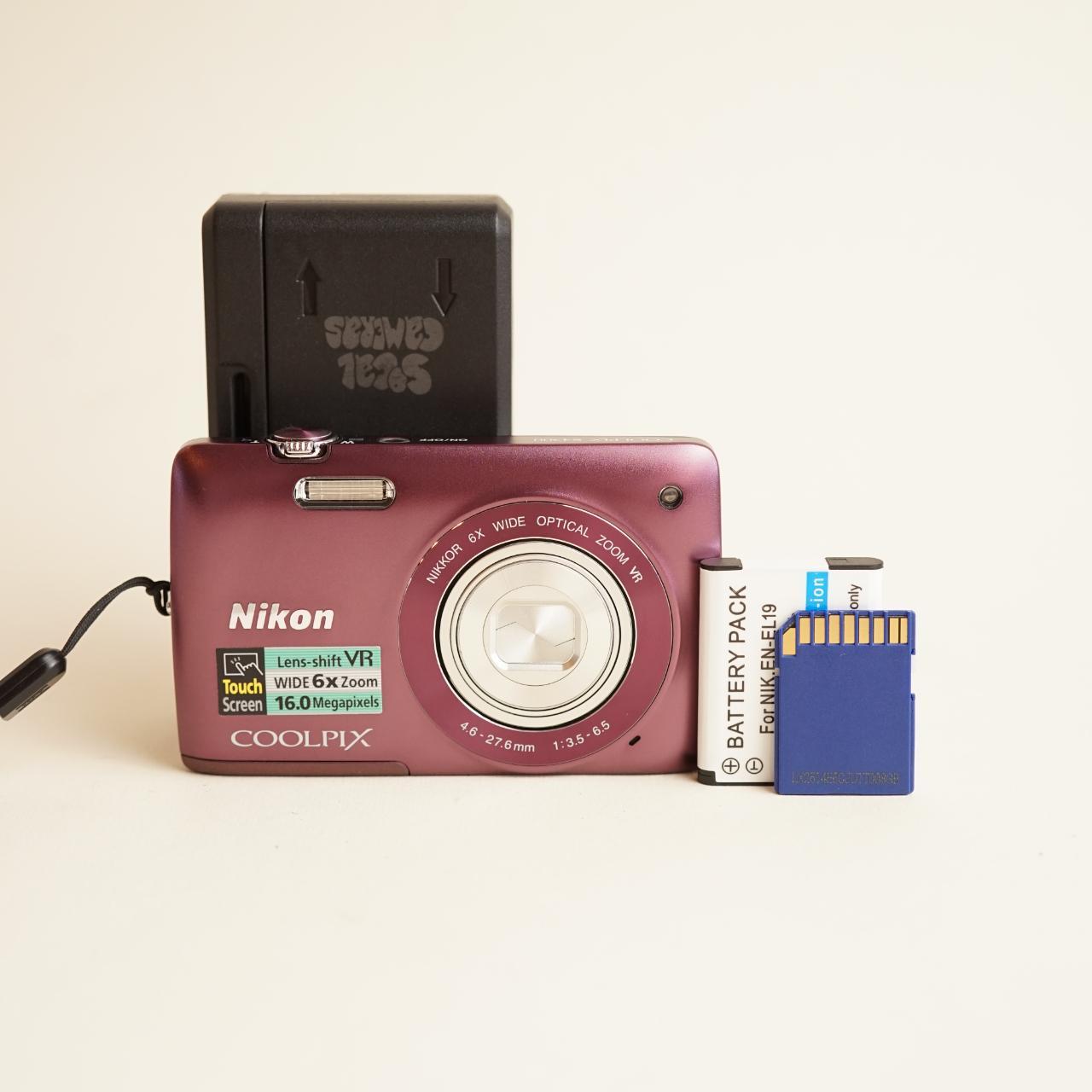 Nikon Coolpix S4300 | Digital Camera | 16MP | Tested & Working | Purple