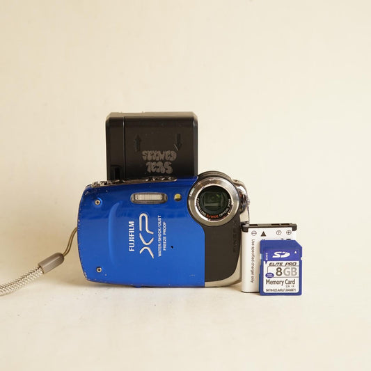 Fujifilm FinePix XP20 Digital Camera | 14MP | Tested & Working | Blue