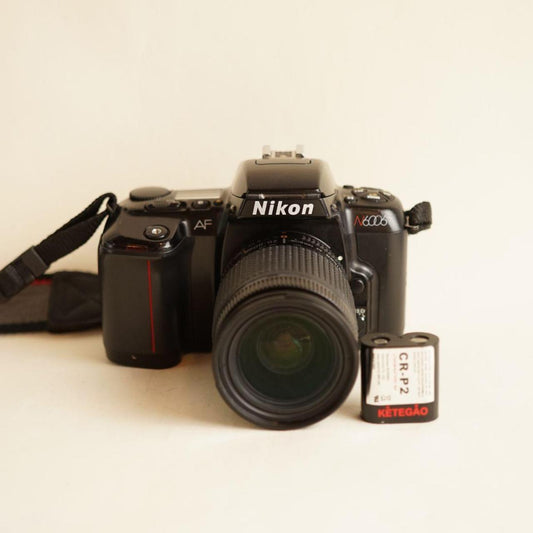 Nikon N6006 Film Camera with Nikon 28–80mm f/3.5–5.6 Lens | 35mm SLR | Tested & Working | Black