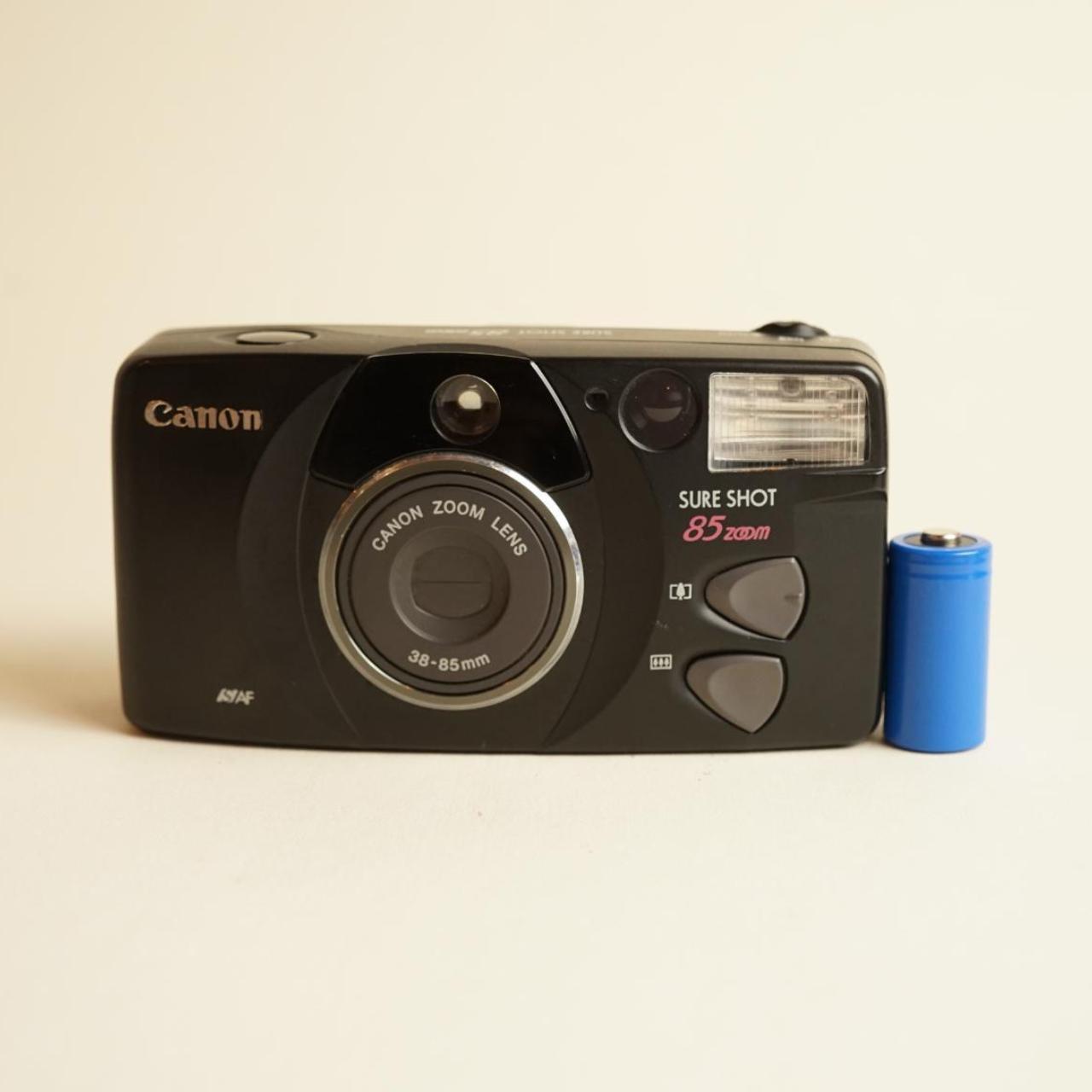 Canon Sure Shot 85 Zoom | 35mm Point & Shoot | Tested & Working | Black