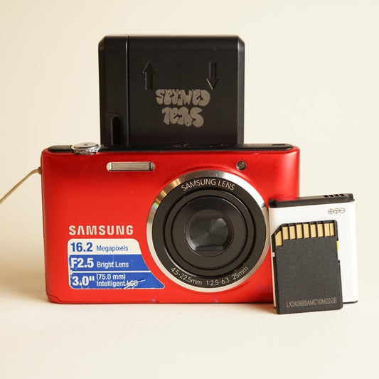 Samsung ST72 Digital Camera | 16.2MP | Tested & Working | Red