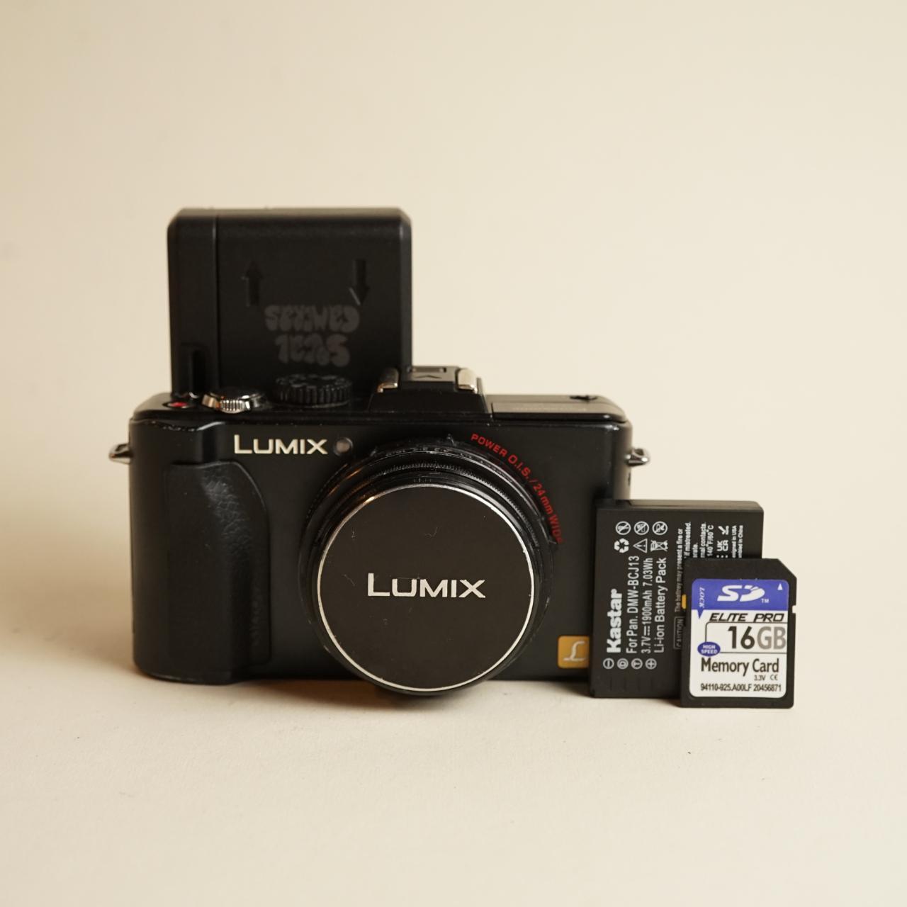 Panasonic Lumix DMC-LX5 Digital Camera | 10.1MP | Tested & Working | Black