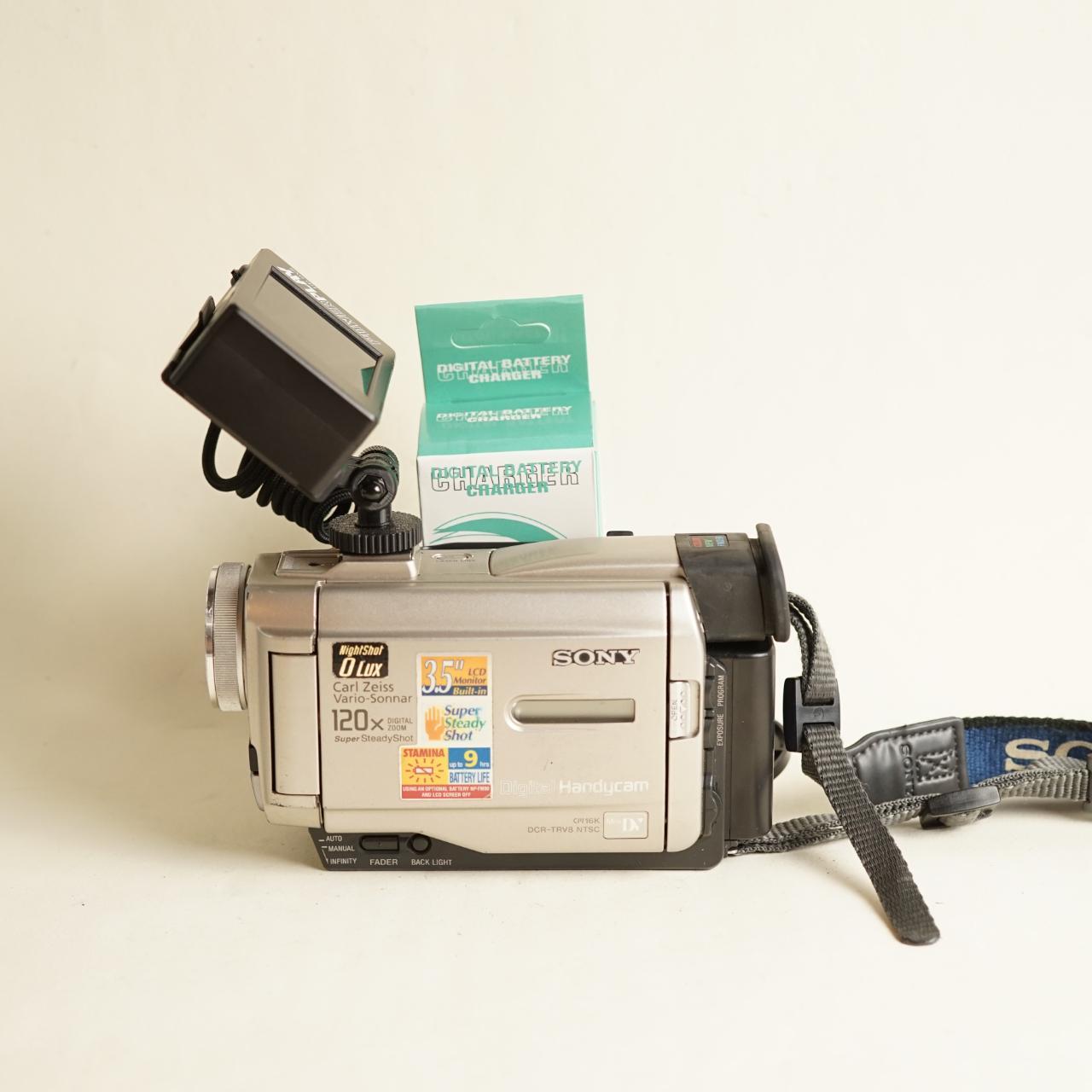 Sony Handycam DCR-TRV8 Camcorder with Tapeless Setup | Read Description | Silver