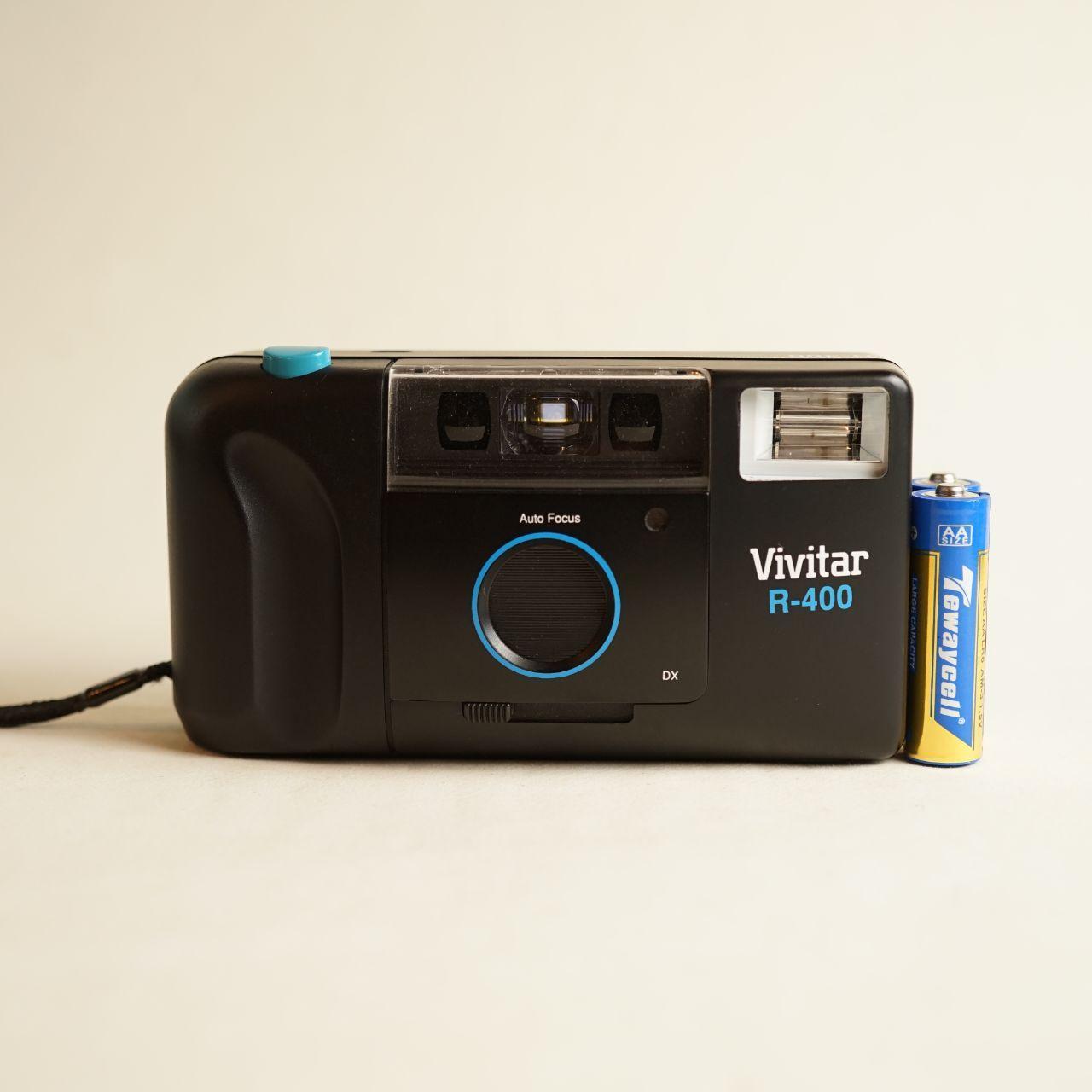 Vivitar R-400 Film Camera | 35mm Point & Shoot | Tested & Working | Black