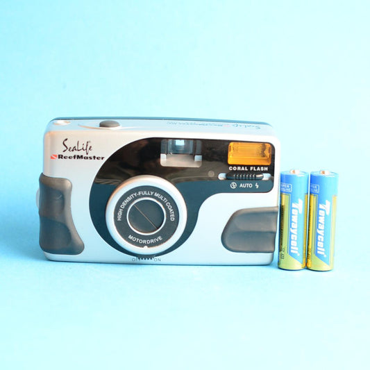 SeaLife Reef Master RC 35mm Film Camera| Point & Shoot | Tested & Working | Silver