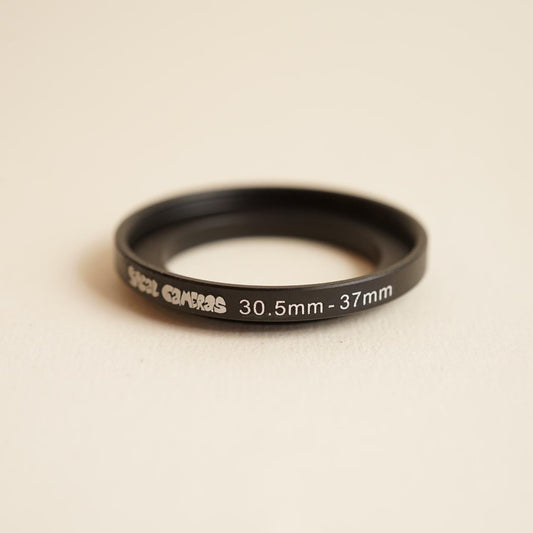 30.5mm to 37mm Step-Up Ring Adapter | Lens Accessory | Black