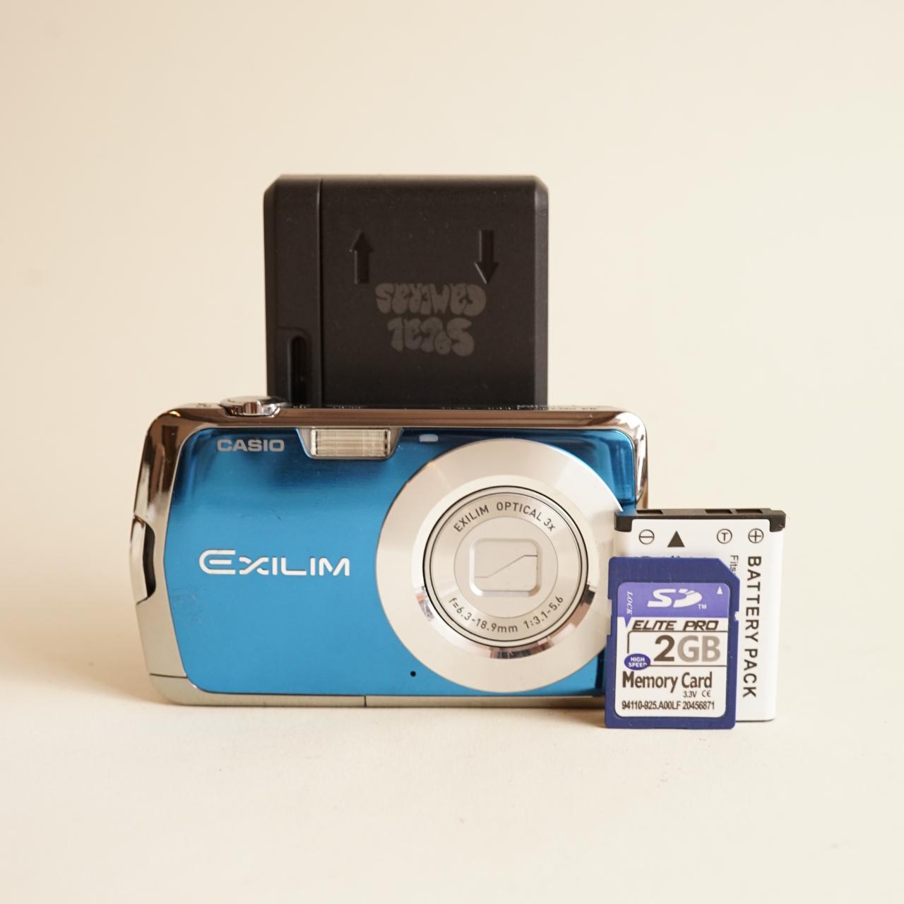 Casio Exilim EX-S5 Digital Camera | 10MP | Tested & Working | Blue