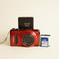 Fujifilm FinePix F550 EXR Digital Camera | 16MP | Tested & Working | Red