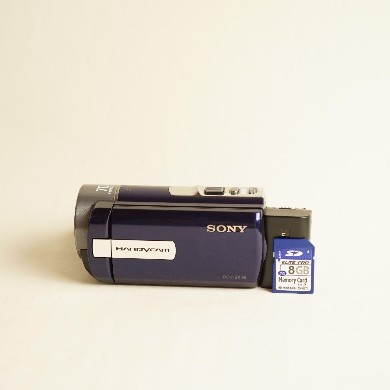 Sony Handycam DCR-SX45 Digital Camcorder | Tested & Working | Blue