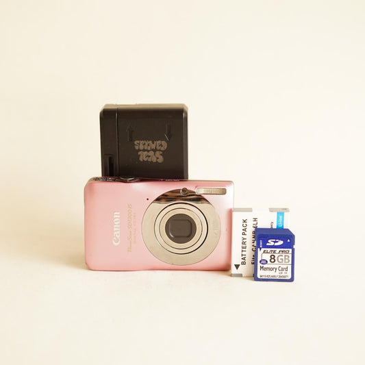 Canon PowerShot SD1300 IS Digital Camera | 12.1MP | Tested & Working | Pink