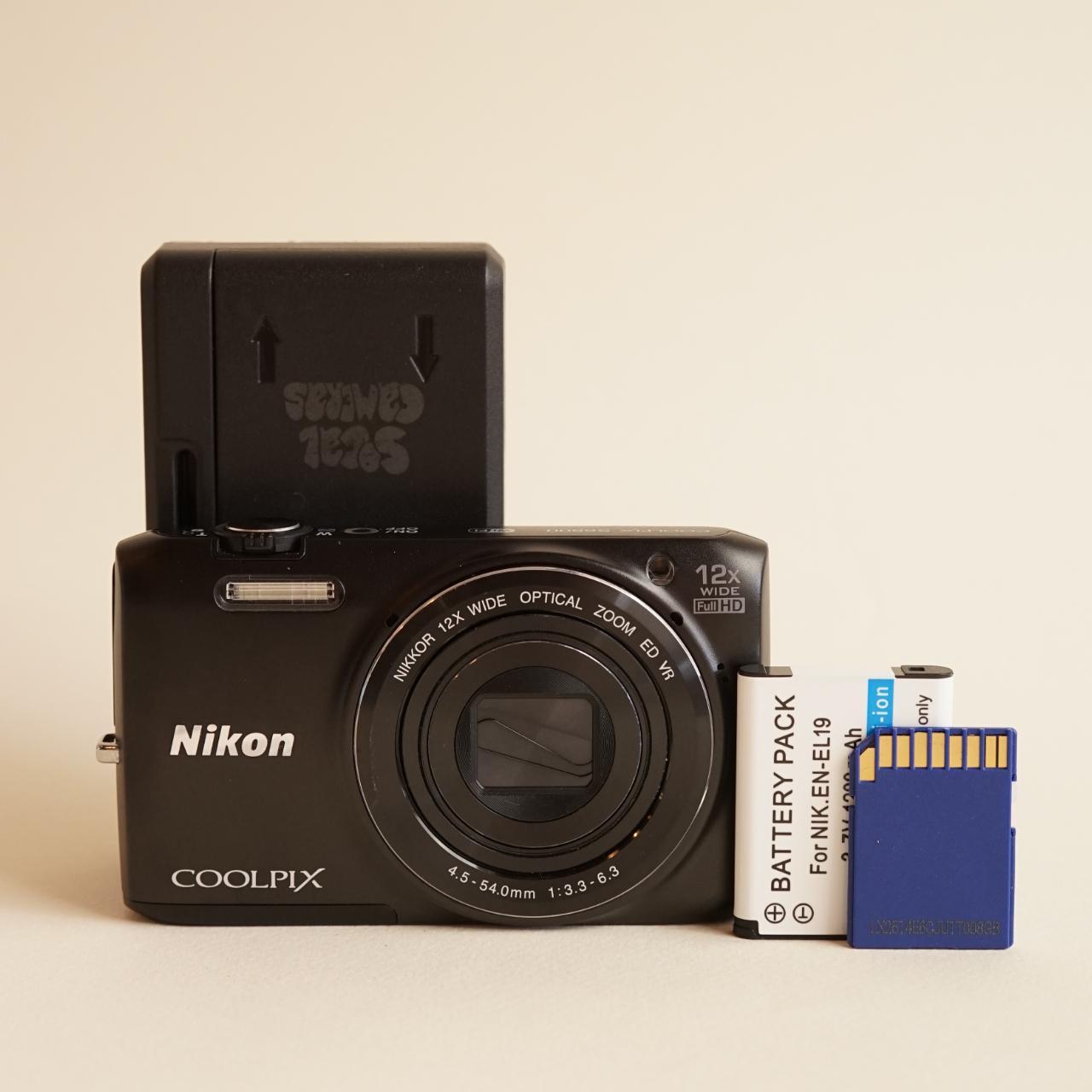 Nikon Coolpix S6800 Digital Camera | 16MP | Tested & Working | Black