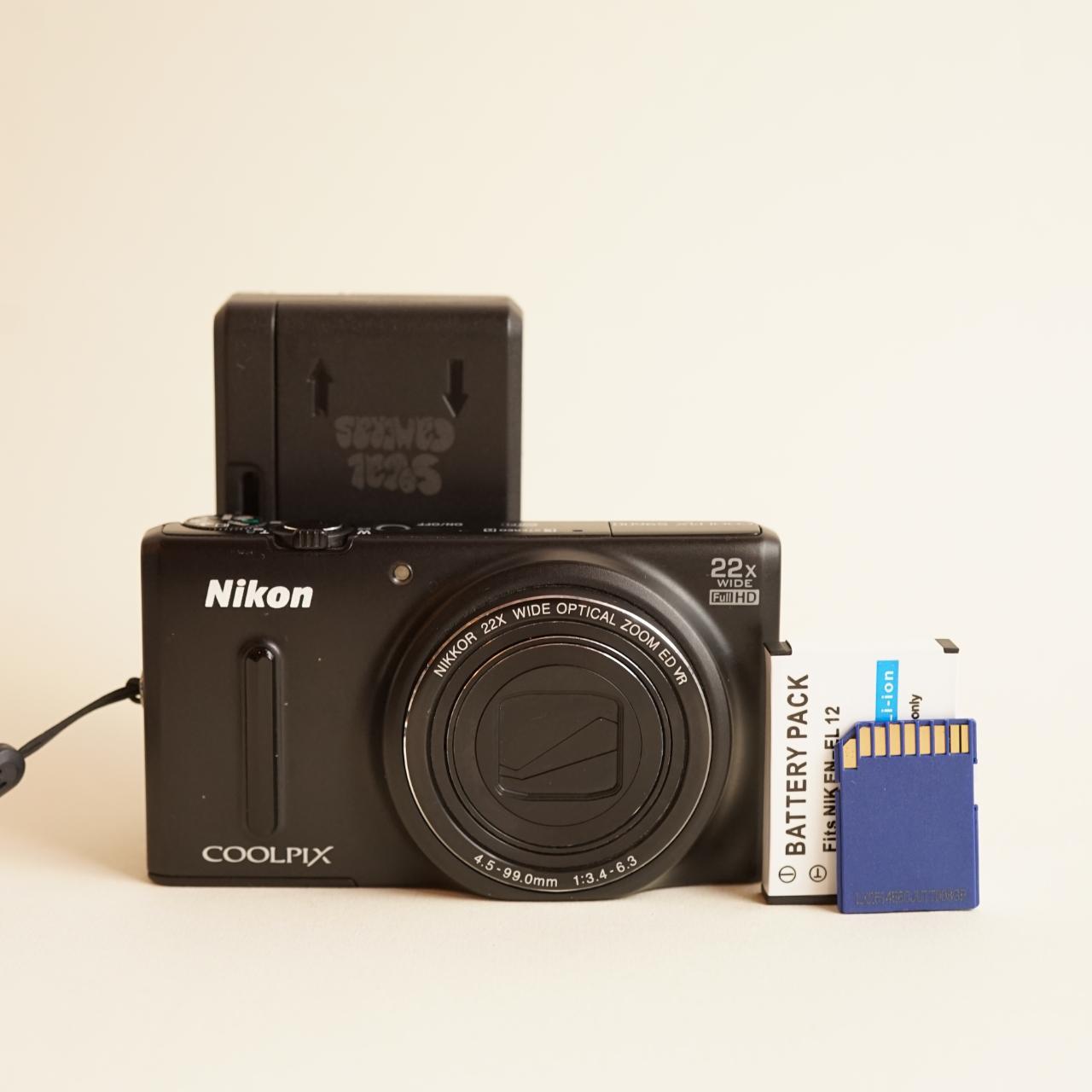 Nikon Coolpix S9600 Digital Camera | 16MP | Tested & Working | Black