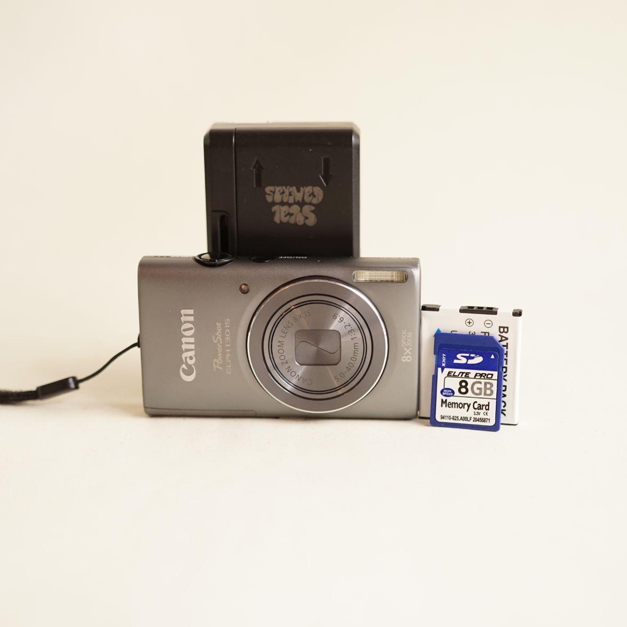 Canon PowerShot ELPH 130 HS Digital Camera | 16.0MP | Tested & Working | Grey