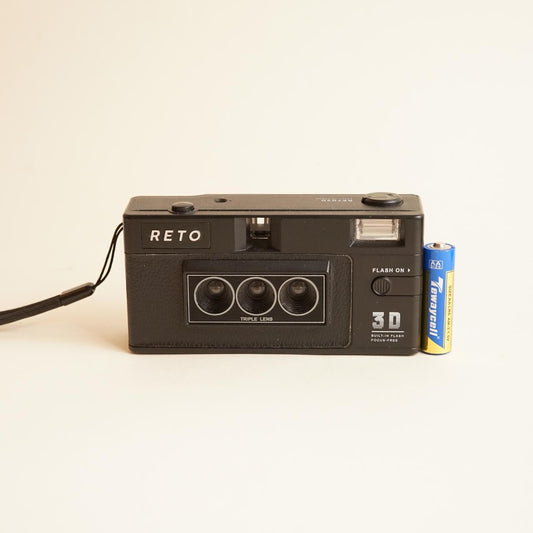 RETO3D Film Camera | 35mm 3D Stereo | Tested & Working | Black
