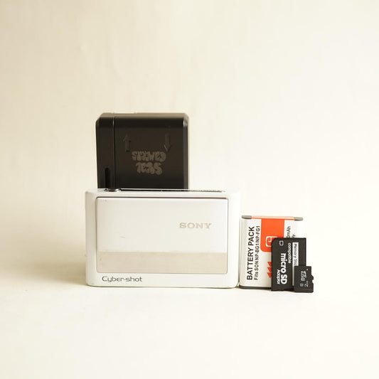 Sony Cyber-shot DSC-T20 Digital Camera | 8.1MP | Tested & Working | White