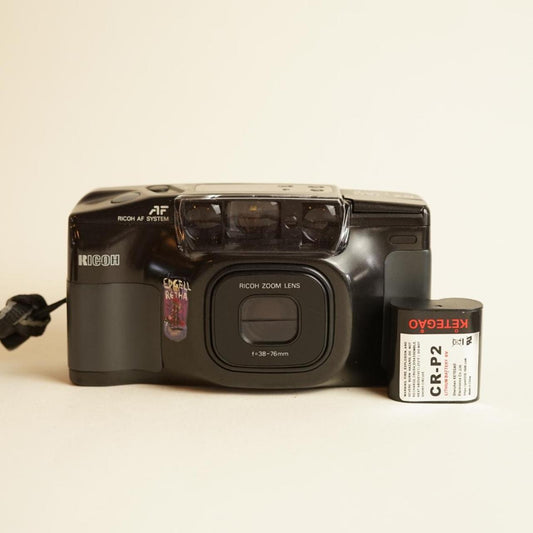 Ricoh RZ-750 Film Camera | 35mm Point & Shoot | Read Description | Black