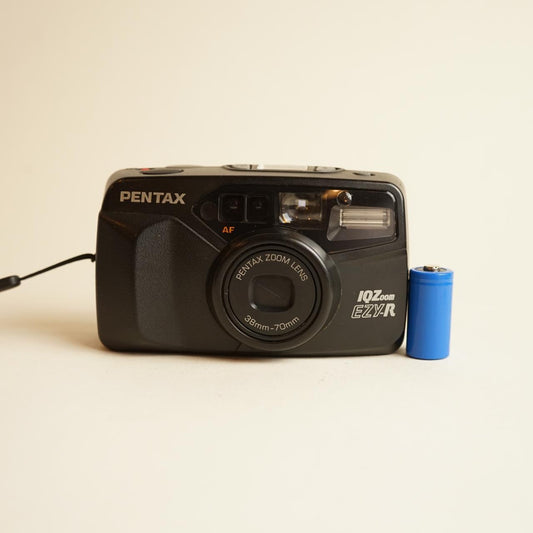 Pentax IQZoom EZY-R | 35mm Point & Shoot | Tested & Working | Black