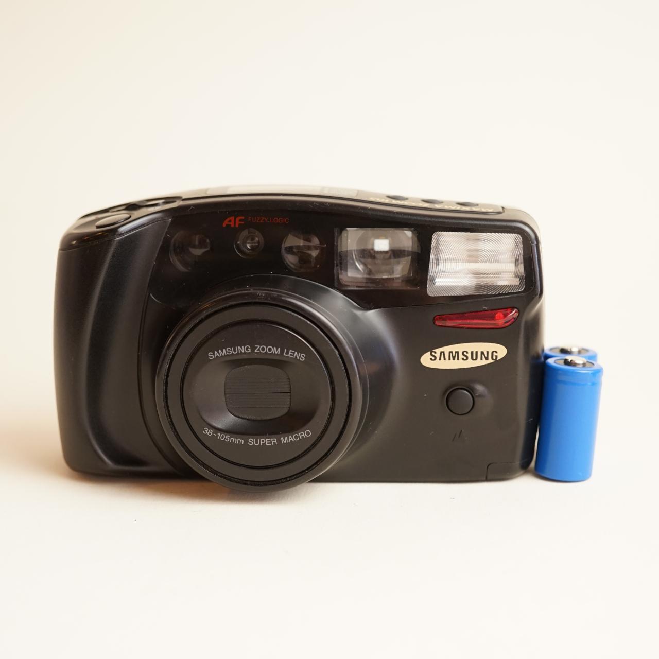 Samsung Maxima Zoom 105 Film Camera | 35mm Point & Shoot | Black