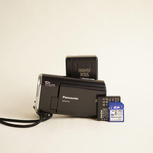 Panasonic SDR-S10 Digital Camcorder | Tested & Working | Black