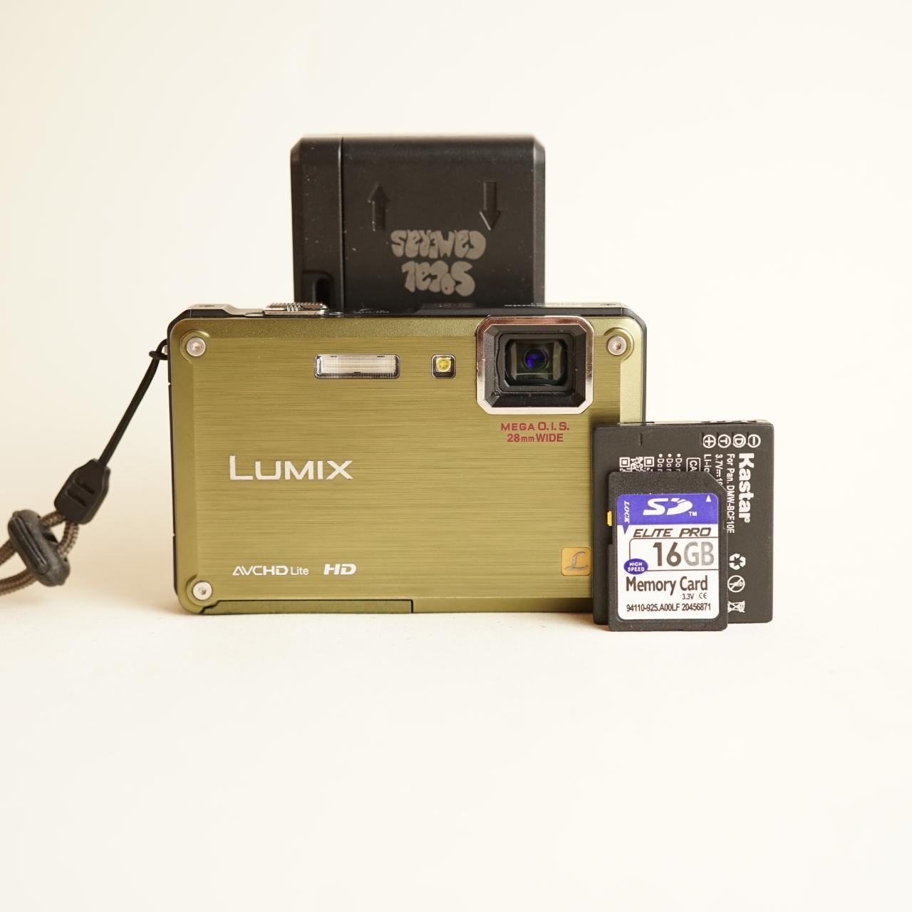 Panasonic Lumix DMC-TS1 Digital camera | 12MP | Tested & Working | Green