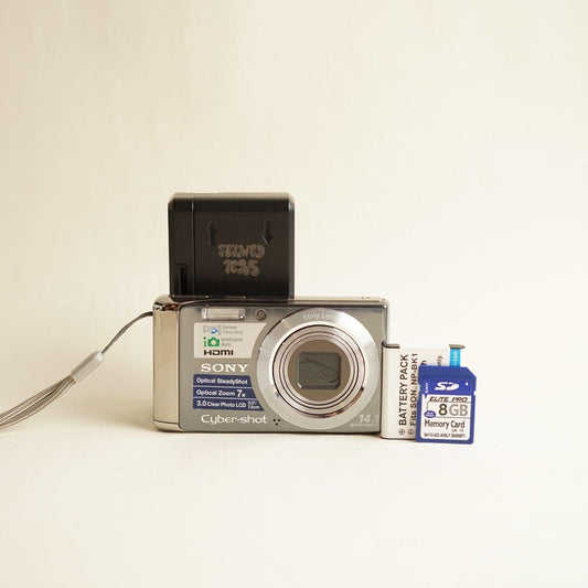 Sony Cyber-shot DSC-W370 Digital Camera | 14.1MP | Tested & Working | Grey
