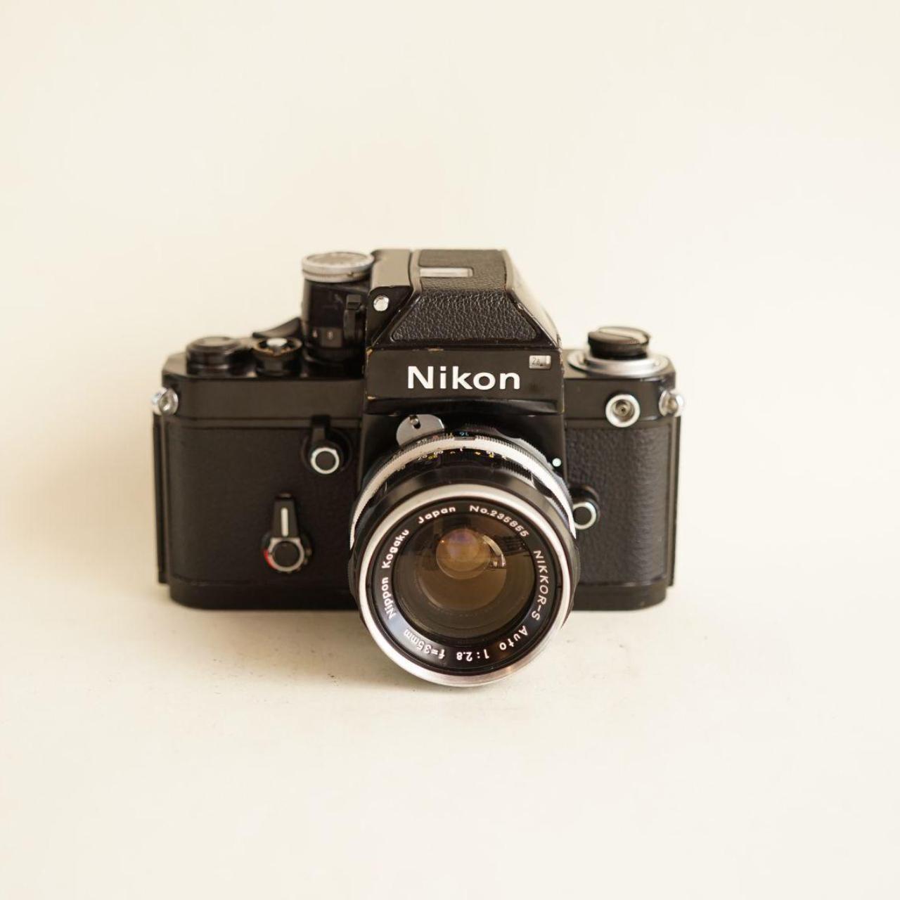Nikon F2 SLR Film Camera | 35mm | w/Nikkor-S Auto 35mm f/2.8 Lens | Tested & Working | Black