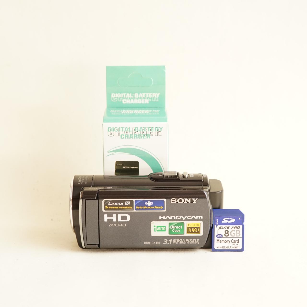 Sony Handycam HDR-CX110 Digital Camcorder | Tested & Working | Grey