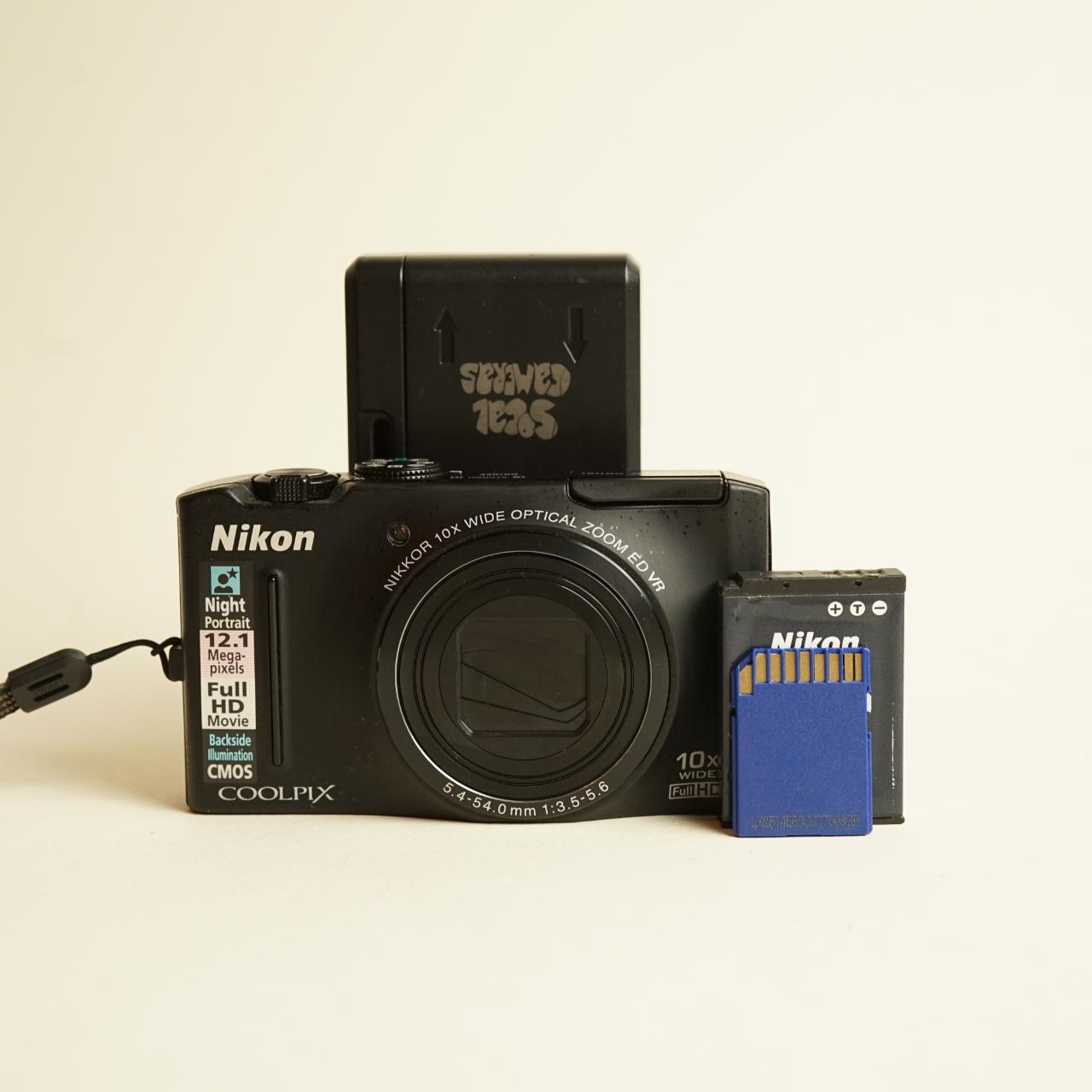 Nikon Coolpix S8100 Digital Camera | 12.1MP | Tested & Working | Black