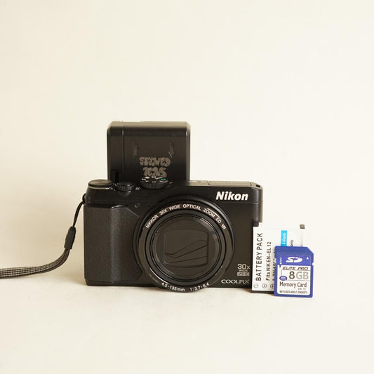 Nikon Coolpix S9900 Digital Camera | 16MP | Tested & Working | Black